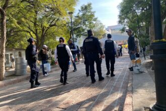 Operativo de seguridad panteón